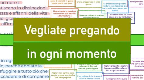 Vegliate Pregando In Ogni Momento Lc Sabato Novembre