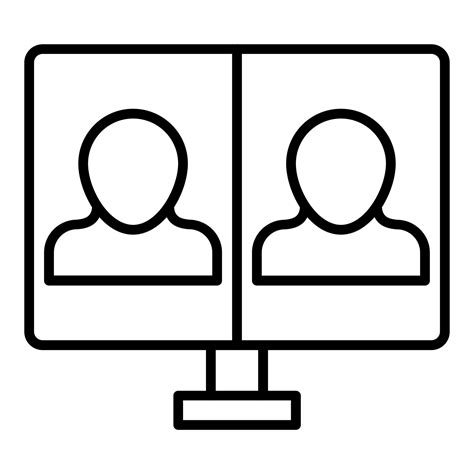 Conference Call Icon Style 21211569 Vector Art at Vecteezy