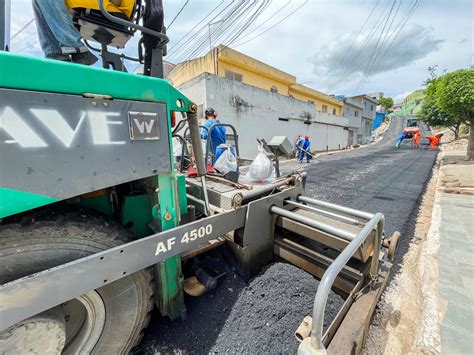 Programa Pavimenta Vitória contempla ruas do bairro da Bela Vista