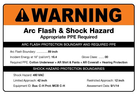 Arc Flash Label Requirements [2018 Updates] | Creative Safety Supply