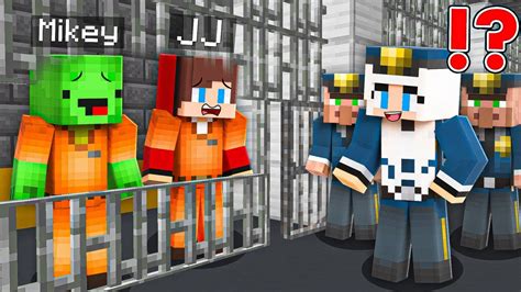 Jj And Mikey Escape From Prison In Minecraft Challenge Maizen Jj And Mikey Youtube