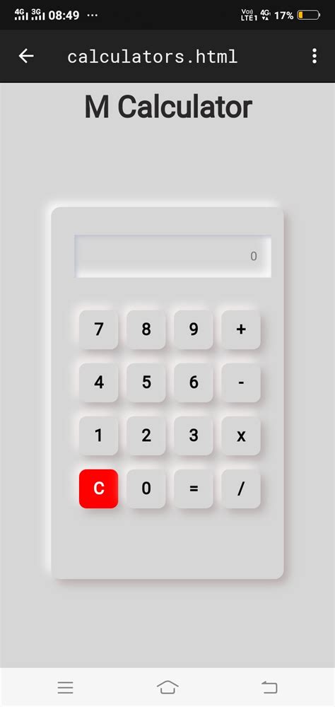 This A Html Based Calculator With Css Fully Designing App For 20