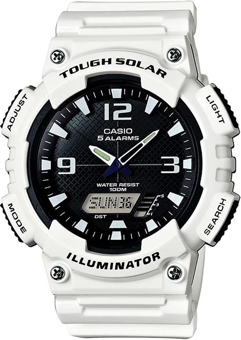 Casio Men S AQS810WC 7AV Casio Tough Solar Power Analog Watch Amazon