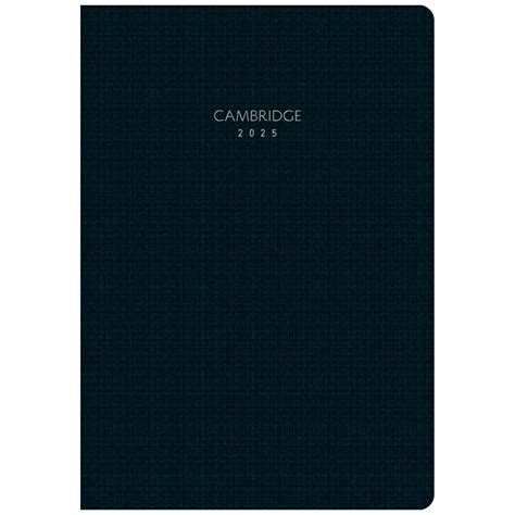 Planner mensal 2025 grampeado Cambridge M7 Tilibra Papelaria Barão