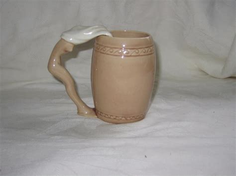 Vintage Lady Full Nude Mug Dorothy Kindell Stripper Pin Up Pottery Risque
