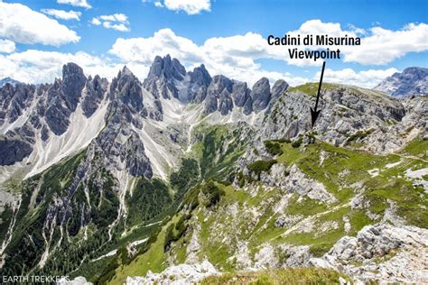 How To Hike To The Cadini Di Misurina Viewpoint Map Photos Helpful