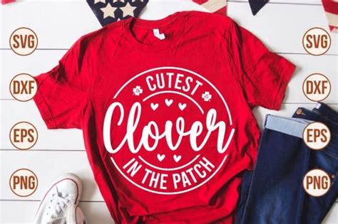 Cutest Clover In The Patch SVG Graphic By Nazrulislam405510 Creative