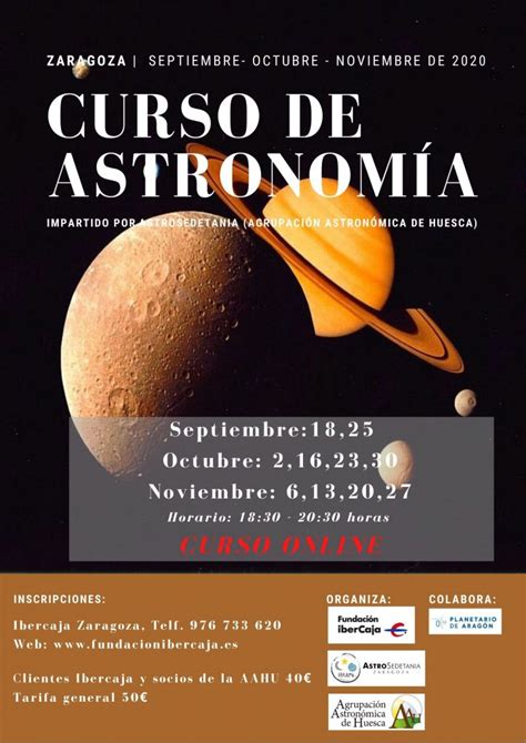 Curso de Astronomía Agrupación Astronómica de Huesca