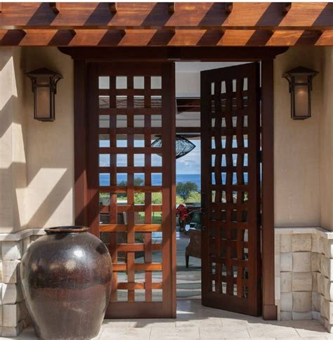 Wooden Main Entrance Door Front Entry Doors Hardwood Pivot Door