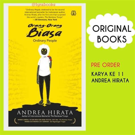 Jual Orang Orang Biasa Karya Ke 11 Andrea Hirata Shopee Indonesia