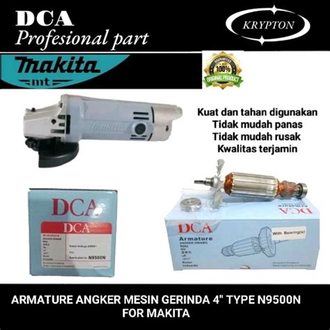 Jual DCA Armature Angker N9500N GERINDA TYPE MAKITA Original Part