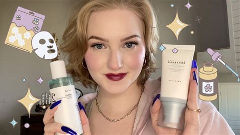 Asmr Korean Skincare Haul 🫧🧴🎀 Youtube