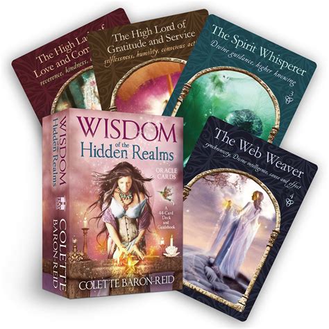 Wisdom Of The Hidden Realms Oracle Cards Colette Baron Reid Amazon