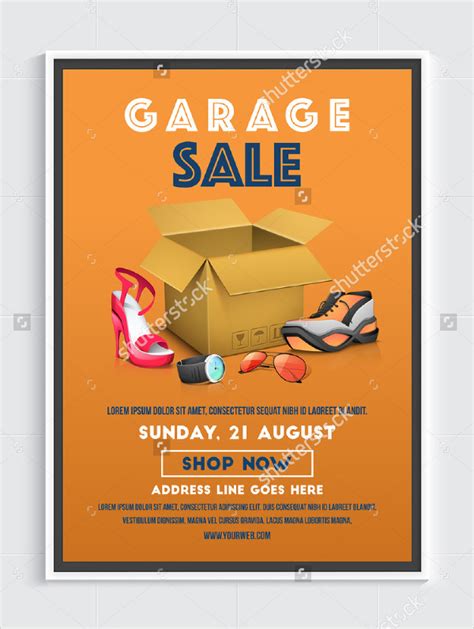 Garage Sale Flyer Template - 27+ Free & Premium Download