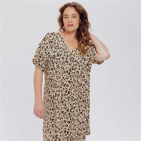 Robe Courte L Opard Promod La Redoute