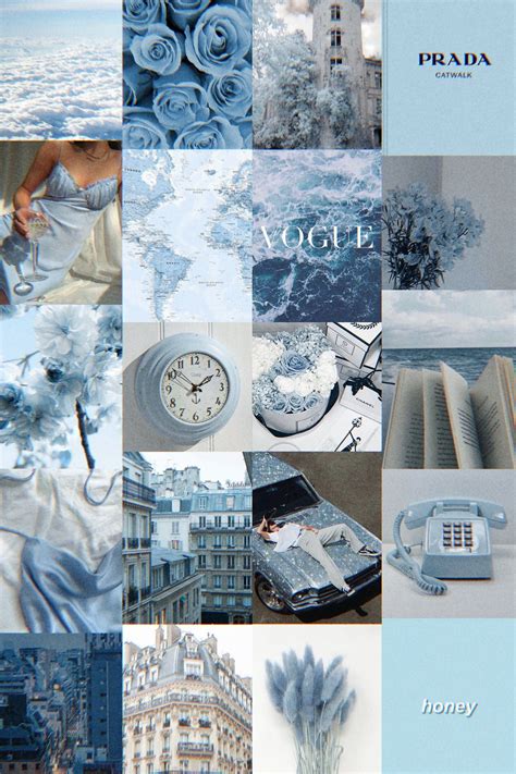 Light Blue Aesthetic Aesthetic Colors Aesthetic Collage Pastel