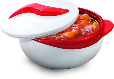 Insulated Casserole Dish With Lid Qt Hot Pot Food Warmer Cooler Great Thermal Soup Salad