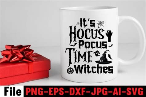 It S Hocus Pocus Time Witches SVG Cut Fi Graphic By SimaCrafts