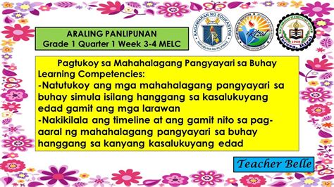 First Quarter Grade Week Araling Panlipunan Kuwento Ng Buhay Hot Sex