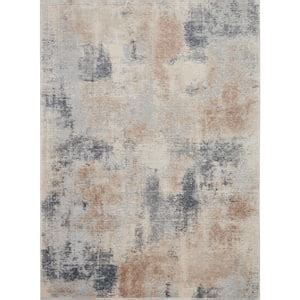 Nourison Rustic Textures Grey Beige Ft X Ft Abstract