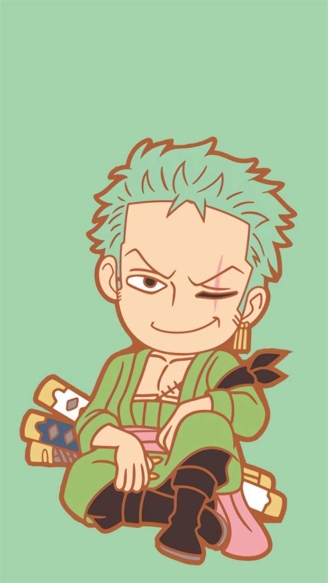 Zoro Chibi One Piece Wallpaper Iphone Zoro One Piece One Piece Cartoon