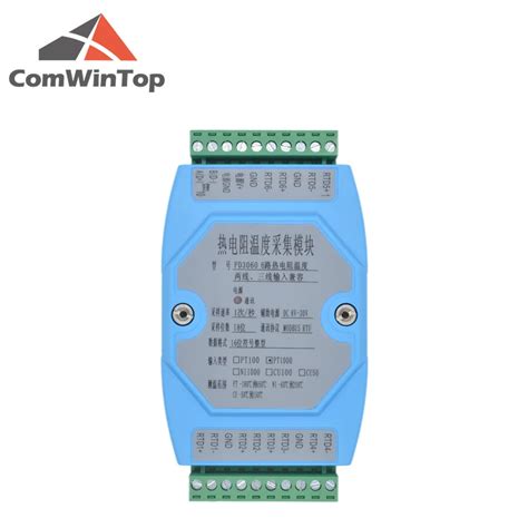 Módulo Tela De Oled Modbus Output Canais Pt100 Pt1000 Rs485 O