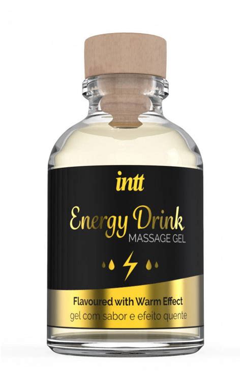 Гел за масажа со мирис и вкус на енергетски пијалок и со загревачки ефект ml XXX SEX SHOP