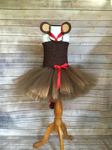 Monkey Tutu Costume Monkey Costume Halloween Costume | Etsy