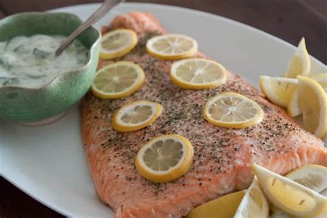 Zalm Met Citroen En Dille Uit De Oven Lowcarbchef Nl