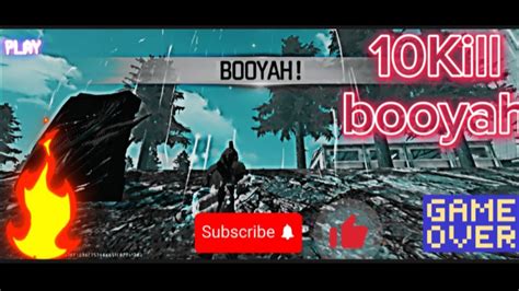 10 Kill Booyah Scar Headshots YouTube