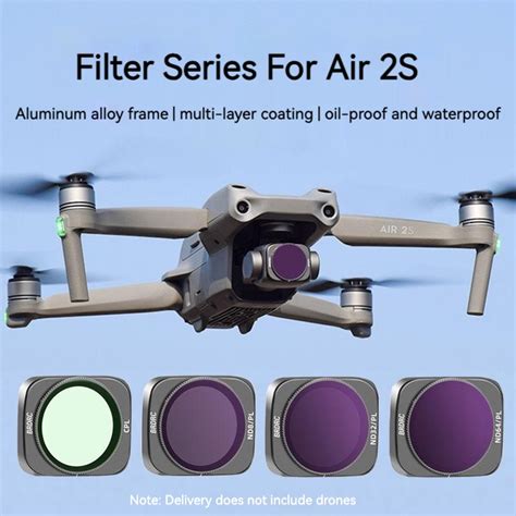 BRDRC External Lens Filter For DJI Air 2S Drone UV CPL ND PL Optical