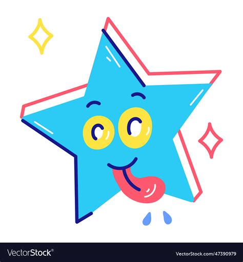 Star emoji Royalty Free Vector Image - VectorStock