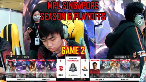 TEAM FLASH VS BLEED ESPORTS GAME 2 MPL SINGAPORE SEASON 6 PLAYOFFS