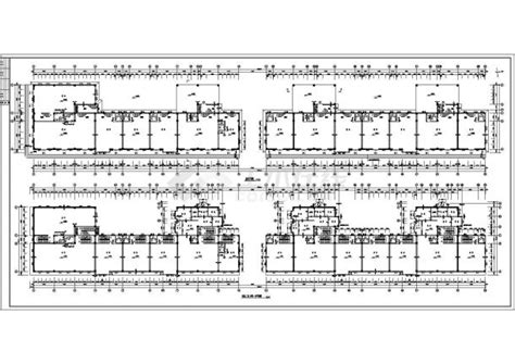 沿街公建建筑施工cad全套方案设计图城市规划土木在线