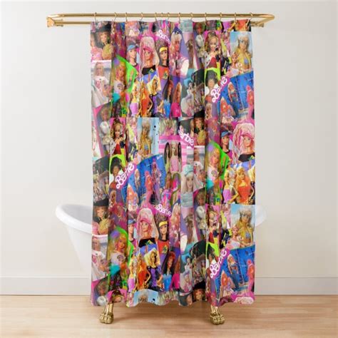 80s Barbie Shower Curtain For Sale By Lunaralpaca Redbubble