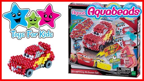 Aquabeads Cars D Disney Lightning Mcqueen Playset Beads Hold