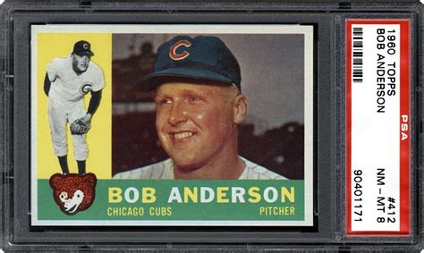 1960 Topps Bob Anderson | PSA CardFacts®