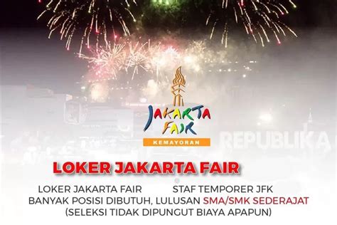 Pt Jakarta International Expo Buka Lowongan Kerja Untuk Slta Sederajat