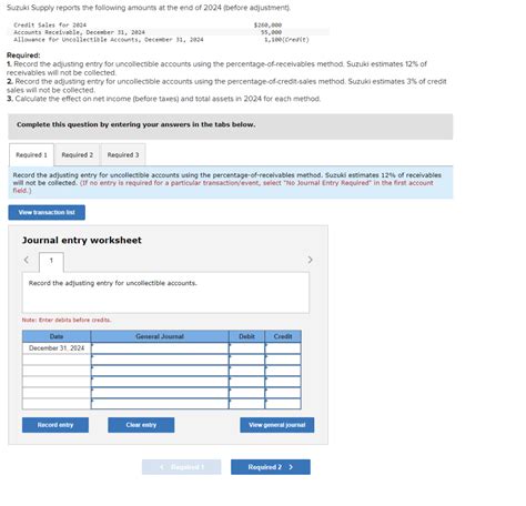 [solved] Suzuki Supply Reports The Following Amounts At T