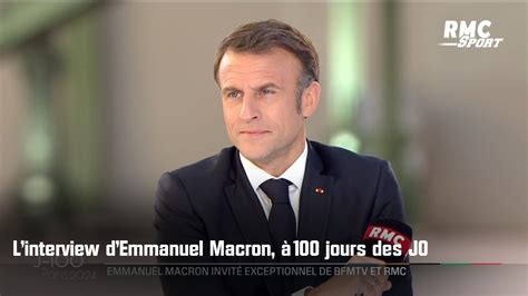 L interview intégrale d Emmanuel Macron sur RMC et BFMTV à 100 jours