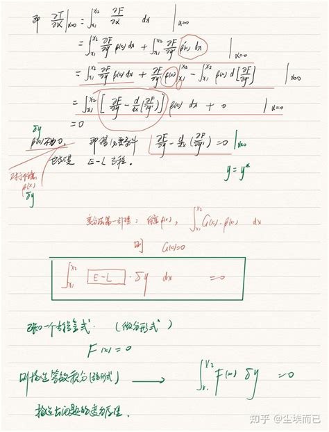 泛函极值 E L方程 知乎