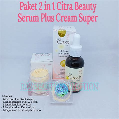 Jual Cream Citra Super Plus Serum Citra Gold Collagen Whitening