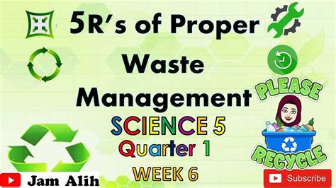 Grade Science Q Week R S Of Proper Waste Management Youtube