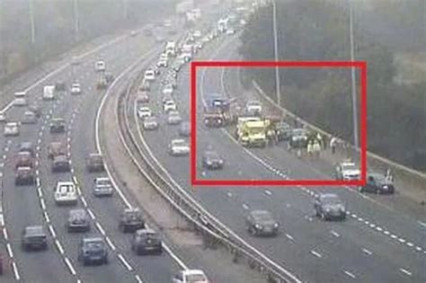 M6 Delays After Multi Vehicle Collision Liverpool Echo