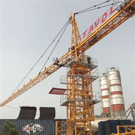 China 10t Tower Crane 60m Jib With 1 6t Tip Load Qtz160 6516 Tower