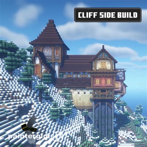 Paintergigi Minecraft Builder On Instagram Cliff Side Build So