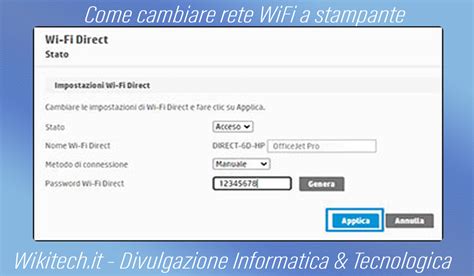 Come Cambiare Rete Wifi A Stampante Divulgazione Tecnologica E