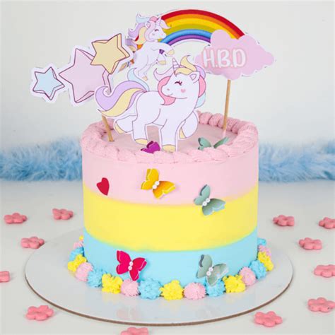 Magical Delight: Unicorn Rainbow Cake for Enchanting Fun