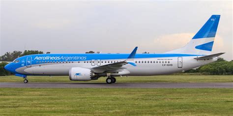 Aerolíneas Argentinas Sumó Un Nuevo Boeing 737 Max A Su Flota De Corto