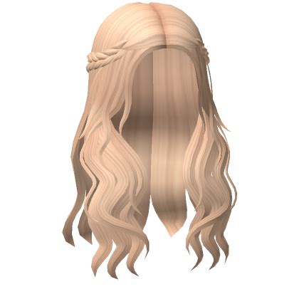 Layered Hair W Braids In Blonde Roblox